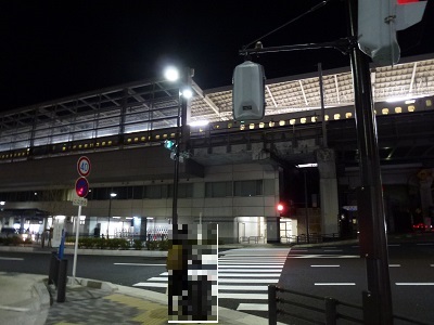 京都駅八条口横断歩道